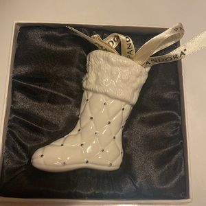 Pandora Holiday Ornament Boot